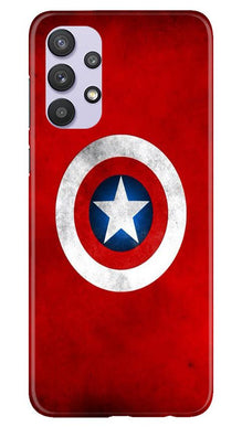 Captain America Mobile Back Case for Samsung Galaxy A32 (Design - 249)