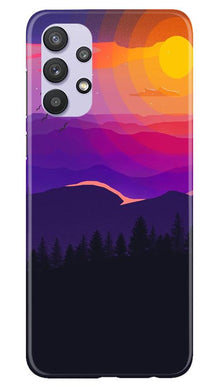 Sun Set Mobile Back Case for Samsung Galaxy A32 (Design - 279)