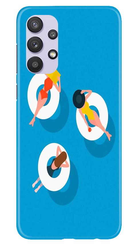 Girlish Mobile Back Case for Samsung Galaxy A32 (Design - 306)