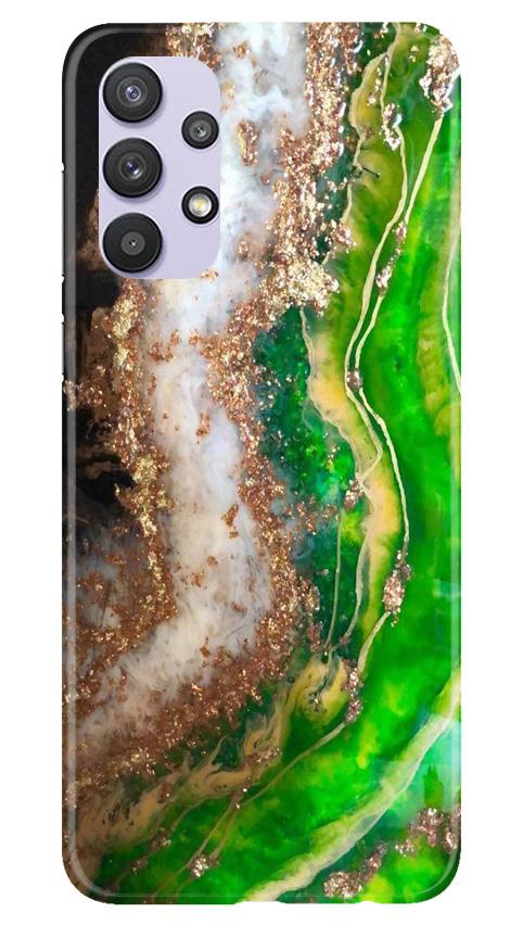 Marble Texture Mobile Back Case for Samsung Galaxy A32 (Design - 307)