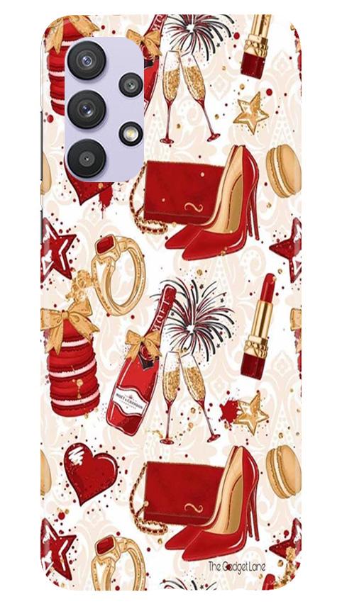 Girlish Mobile Back Case for Samsung Galaxy A32 (Design - 312)