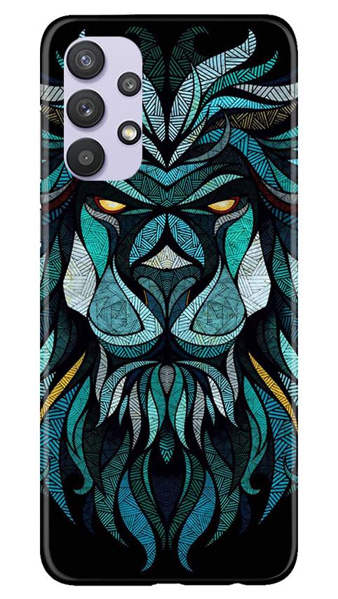 Lion Mobile Back Case for Samsung Galaxy A32 (Design - 314)