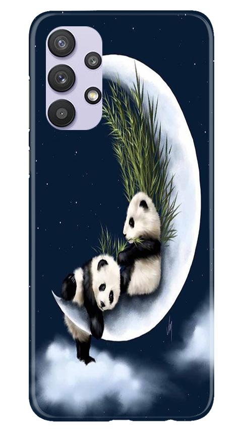 Panda Moon Mobile Back Case for Samsung Galaxy A32 (Design - 318)