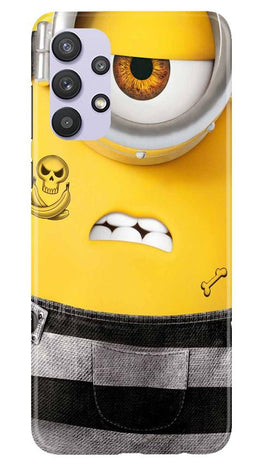 Minion Mobile Back Case for Samsung Galaxy A32 (Design - 324)