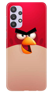 Angry Bird Red Mobile Back Case for Samsung Galaxy A32 (Design - 325)