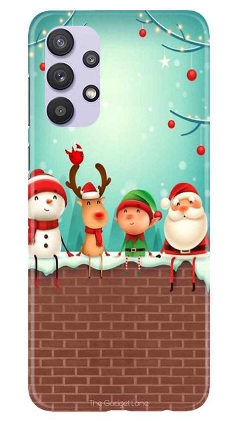 Santa Claus Mobile Back Case for Samsung Galaxy A32 (Design - 334)