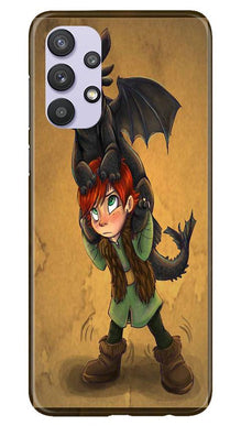Dragon Mobile Back Case for Samsung Galaxy A32 (Design - 336)