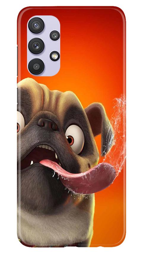 Dog Mobile Back Case for Samsung Galaxy A32 (Design - 343)