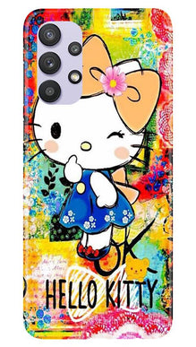 Hello Kitty Mobile Back Case for Samsung Galaxy A32 (Design - 362)