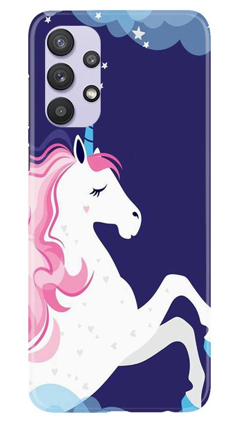 Unicorn Mobile Back Case for Samsung Galaxy A32 (Design - 365)