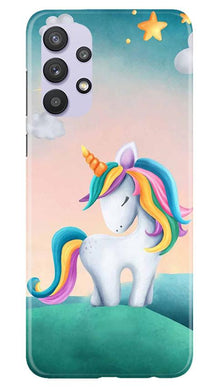 Unicorn Mobile Back Case for Samsung Galaxy A32 (Design - 366)