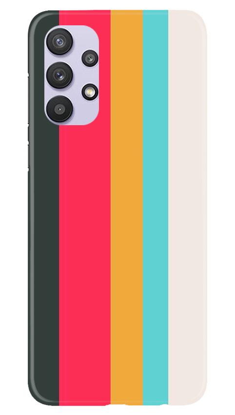 Color Pattern Mobile Back Case for Samsung Galaxy A32 (Design - 369)