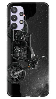 Royal Enfield Mobile Back Case for Samsung Galaxy A32 (Design - 381)