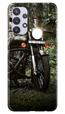 Royal Enfield Mobile Back Case for Samsung Galaxy A32 (Design - 384)