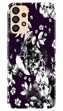 white flowers Mobile Back Case for Samsung Galaxy A33 5G (Design - 7)