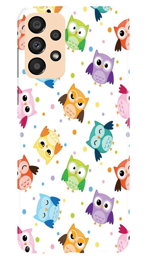 Owl Baground Pattern shore Case for Samsung Galaxy A33 5G