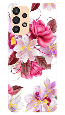Beautiful flowers Mobile Back Case for Samsung Galaxy A33 5G (Design - 23)