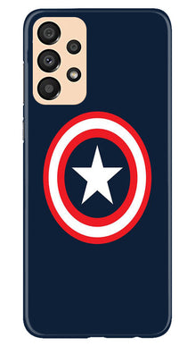Captain America Mobile Back Case for Samsung Galaxy A33 5G (Design - 42)