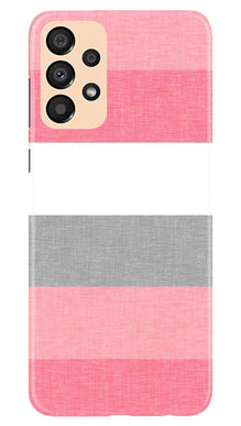 Pink white pattern Mobile Back Case for Samsung Galaxy A33 5G (Design - 55)