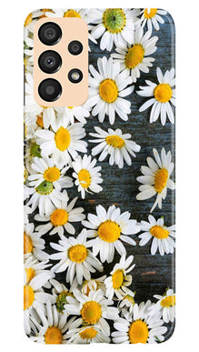 White flowers2 Mobile Back Case for Samsung Galaxy A33 5G (Design - 62)