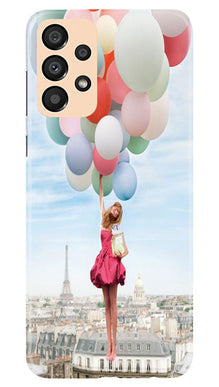 Girl with Baloon Mobile Back Case for Samsung Galaxy A33 5G (Design - 84)