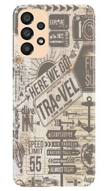 Travel Mobile Back Case for Samsung Galaxy A33 5G  (Design - 104)