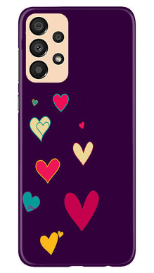 Purple Background Mobile Back Case for Samsung Galaxy A33 5G  (Design - 107)