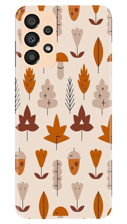 Leaf Pattern Art Case for Samsung Galaxy A33 5G  (Design - 132)