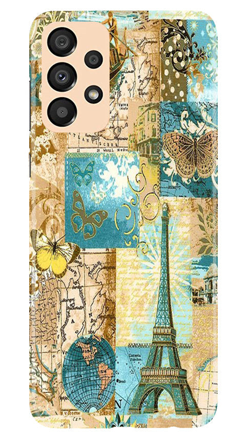 Travel Eiffel Tower Case for Samsung Galaxy A33 5G (Design No. 175)