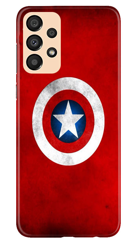 Captain America Case for Samsung Galaxy A33 5G (Design No. 218)