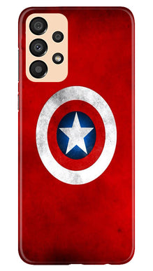 Captain America Mobile Back Case for Samsung Galaxy A33 5G (Design - 249)