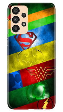 Superheros Logo Mobile Back Case for Samsung Galaxy A33 5G (Design - 220)