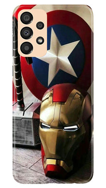 Ironman Captain America Mobile Back Case for Samsung Galaxy A33 5G (Design - 223)