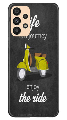 Life is a Journey Mobile Back Case for Samsung Galaxy A33 5G (Design - 230)