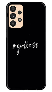 #GirlBoss Mobile Back Case for Samsung Galaxy A33 5G (Design - 235)