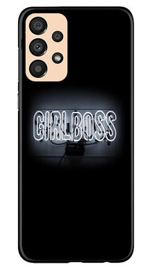 Girl Boss Black Mobile Back Case for Samsung Galaxy A33 5G (Design - 237)