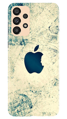Apple Logo Mobile Back Case for Samsung Galaxy A33 5G (Design - 251)
