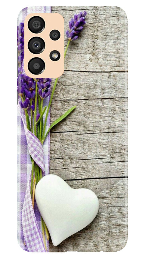 White Heart Case for Samsung Galaxy A33 5G (Design No. 260)