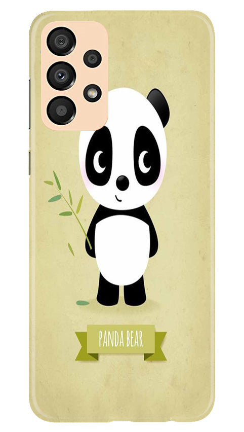 Panda Bear Mobile Back Case for Samsung Galaxy A33 5G (Design - 279)