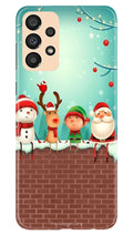 Santa Claus Mobile Back Case for Samsung Galaxy A33 5G (Design - 296)