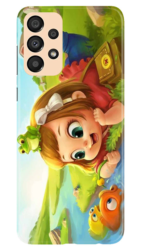 Baby Girl Mobile Back Case for Samsung Galaxy A33 5G (Design - 301)