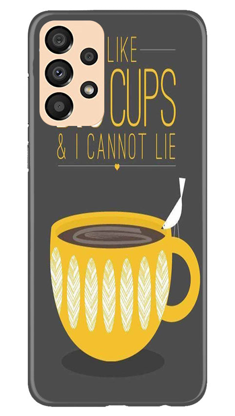 Big Cups Coffee Mobile Back Case for Samsung Galaxy A33 5G (Design - 312)