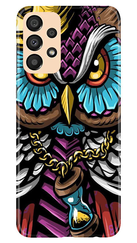 Owl Mobile Back Case for Samsung Galaxy A33 5G (Design - 318)