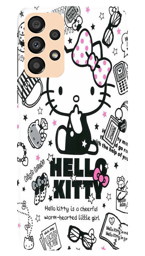 Hello Kitty Mobile Back Case for Samsung Galaxy A33 5G (Design - 320)