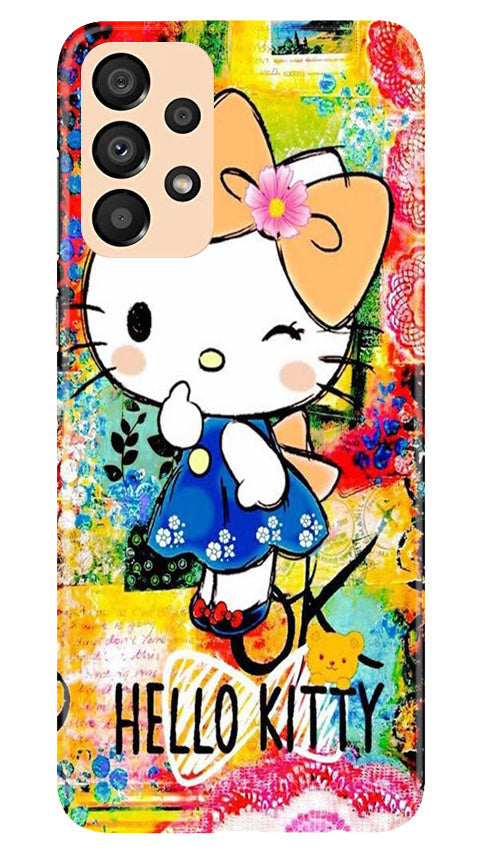 Hello Kitty Mobile Back Case for Samsung Galaxy A33 5G (Design - 321)