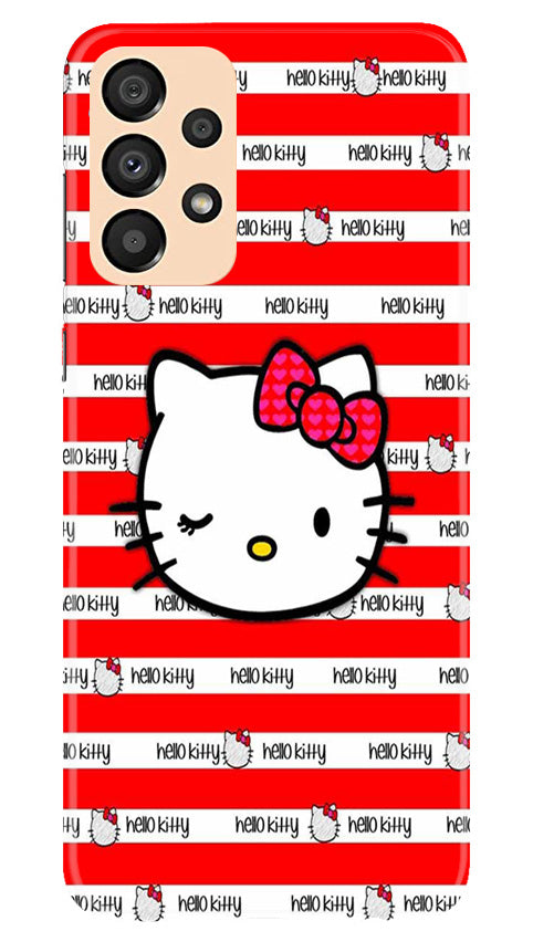Hello Kitty Mobile Back Case for Samsung Galaxy A33 5G (Design - 323)