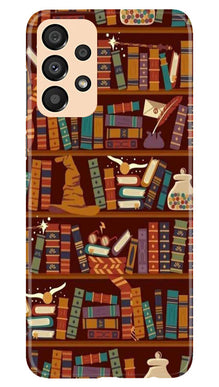 Book Shelf Mobile Back Case for Samsung Galaxy A33 5G (Design - 348)