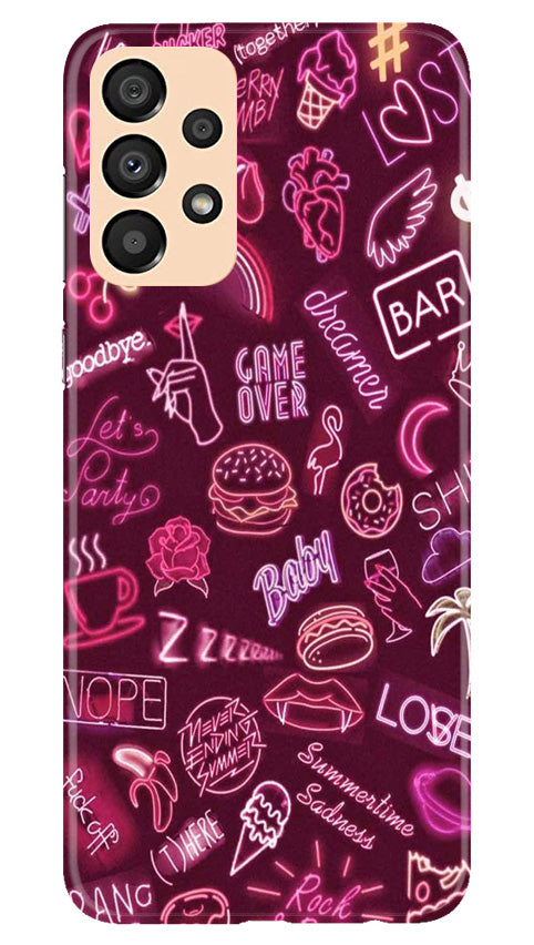 Party Theme Mobile Back Case for Samsung Galaxy A33 5G (Design - 350)