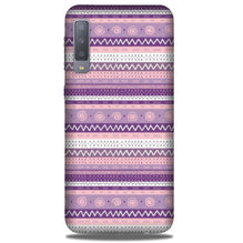 Zigzag line pattern3 Mobile Back Case for Galaxy A50 (Design - 11)