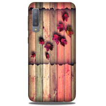 Wooden look2 Mobile Back Case for Galaxy A50 (Design - 56)